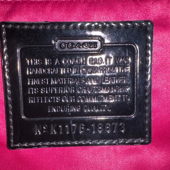 COACH POPPY LIQUID GLASS PURSE - BLACK CHAIN SHOULDER CROSS BODY HANDBAG - Picture 7 of 15